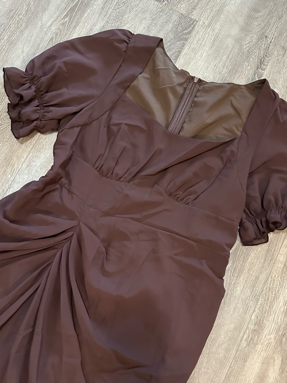 Brown shein dress